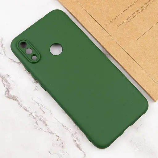 Чохол TPU Getman Liquid Silk Full Camera для Xiaomi Redmi Note 7 / Note 7 Pro / Note 7s Зелений / Dark green - фото 4