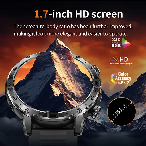 Часы Smart Fire Steel с компасом, 2 ремешка - фото 10