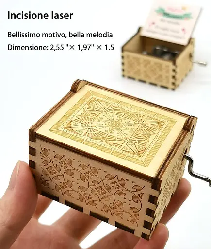 Дерев'яна музична скринька - фото 3