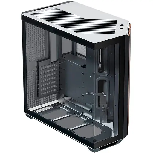 Корпус APNX V1-W из закаленного стекла без блока питания, черный/белый/под дерево (APCM-VI01103.M1) - фото 5