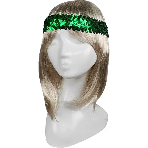 Резинка на голову в паетках - фото 1