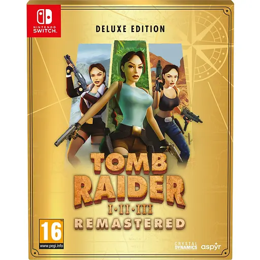 Гра Tomb Raider I-III Remastered Deluxe Edition для Nintendo Switch (EN + RU sub) (215725) [143641]