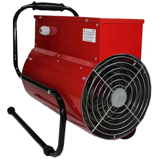 Електрична теплова гармата Vulkan 4,5 кВт, площа обігріву 45 кв.м., червоний, підлоговий, 230 В / 380 В (4500 ТП) - фото 1