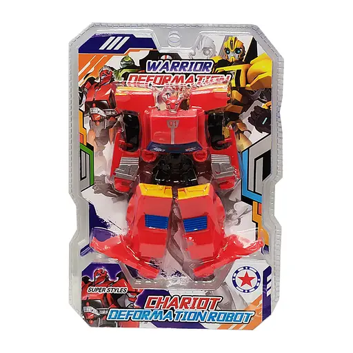 Трансформер 5658-66, 14,5 Х 22,5 Х 5 см Червоний