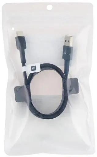 Кабель Xiaomi Mi Braided USB Type-C Cable 100cm Чорний - фото 3