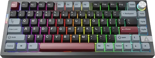 Клавиатура беспроводная Montech MKey PRO Brown Switch RGB Black (MKPRO75FB)