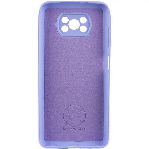 Чохол Silicone Cover Lakshmi Full Camera (AA) для Xiaomi Poco X3 NFC / Poco X3 Pro Бузковий / Dasheen - фото 2