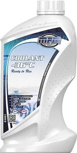 Антифриз MPM Ready to Use готовий синій -36°C 1л (83001)