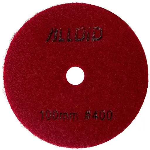 Круг алмазний Alloid Building Tools Combs шліфувальний на липучці 100 мм зерно 400 (DD-63382) - фото 1