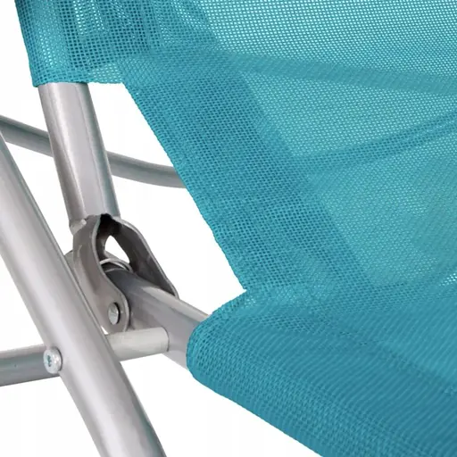 Кресло-шезлонг Jumi раскладной голубой - фото 8