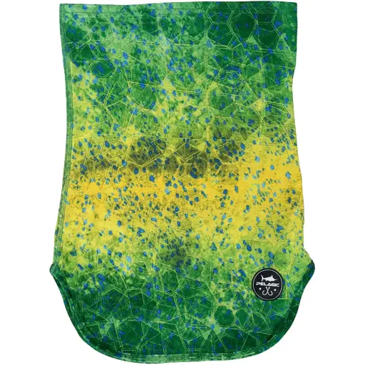 Бафф Pelagic Sunshield Fishing Neck Gaiter Green Dorado - фото 1