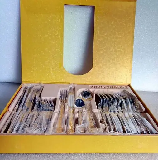 Набор столовых приборов Hoffburg HB 24012 GS 24 предмета - фото 3