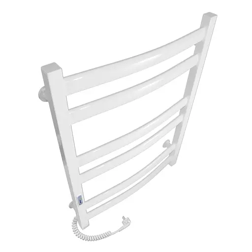 Электрический полотенцесушитель Laris Зебра Атлант ЧФ6 500x700 Е левый R3 77700096, Белый, Левое, Электронный - фото 3
