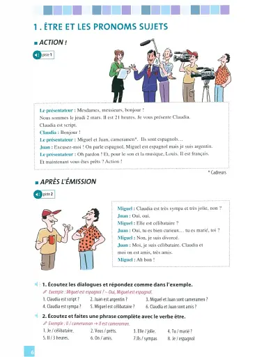 Grammaire en dialogues. Grand Débutant A1. Livre + CD - фото 4