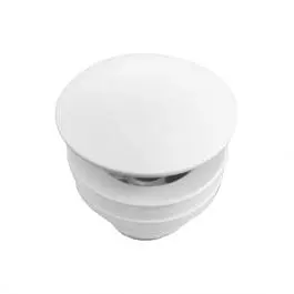 Донний клапан Paffoni click-clack white matt ZSCA050BO, Білий матовий - фото 2