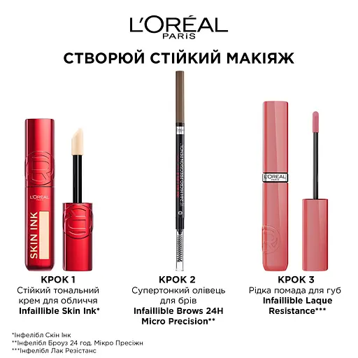 Карандаш для бровей L’Oréal Paris Paris Infaillible Brows 24H Micro Precision Brunette 1 г (A9980100) - фото 4