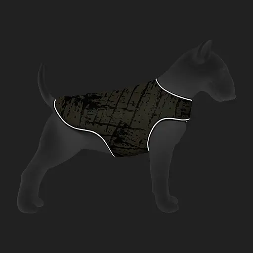 Курточка-накидка для собак Waudog Clothes, малюнок "Бетмен ескіз", XS, А 26 см, B 33-41 см, С 18-26 см - фото 4