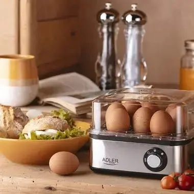 Яйцеварка Adler AD 4486 срібляста - фото 5
