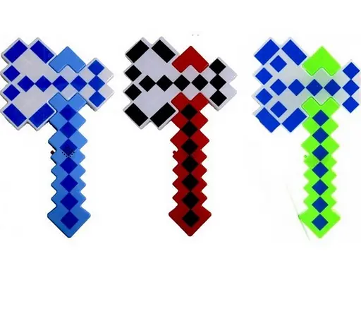 Оружие MW2224 топор MC свет, звук 37 см в пакете (6922049022246) МИКС - фото 1