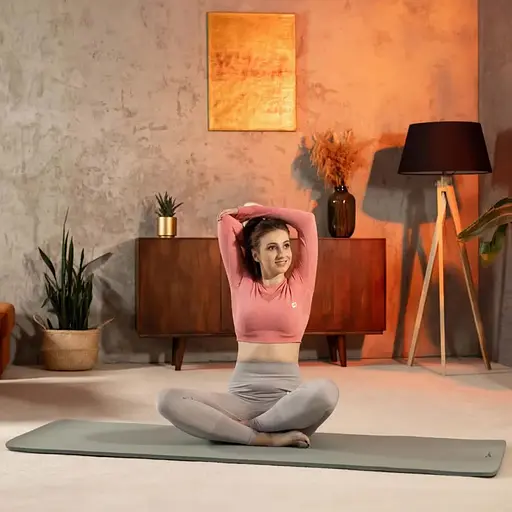 Коврик для йоги Hop-Sport HS-NB010GM NBR 1см оливковий - фото 9