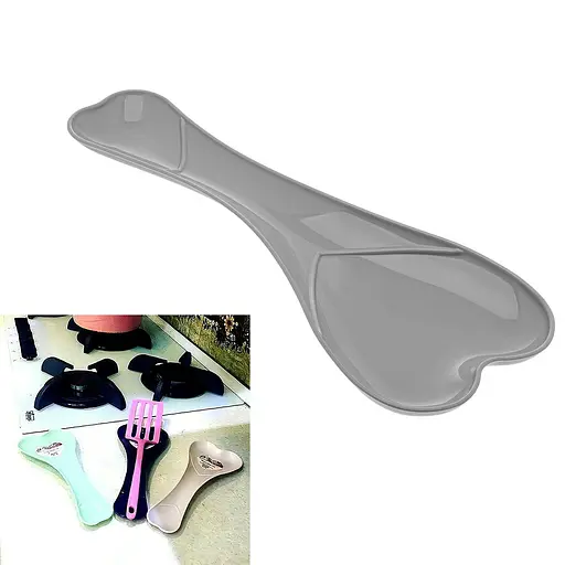 Подставка для половника и ложки пластиковая 24х10.5 см, Kitchen Master Серый 86569 - фото 2