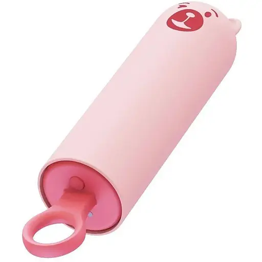 Реалистичный вибратор CuteVibe Teddy Pink в виде мороженного для стимуляции точки G - фото 2