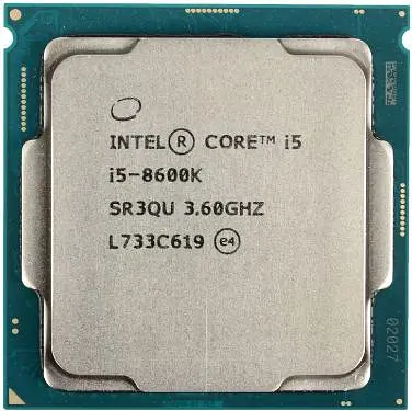 Процесор Intel Core i5 8600K (CM8068403358508) (Socket 1151 v2, 6T, 4.3 ГГц, Tray) Б/в - фото 1