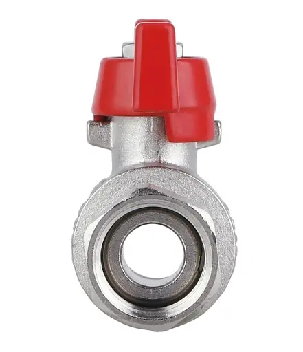 Кран шаровой Thermo Alliance Forte 1/2" ВВ прямой, PN40, с накидной гайкой, бабочка SF260W15 - фото 3