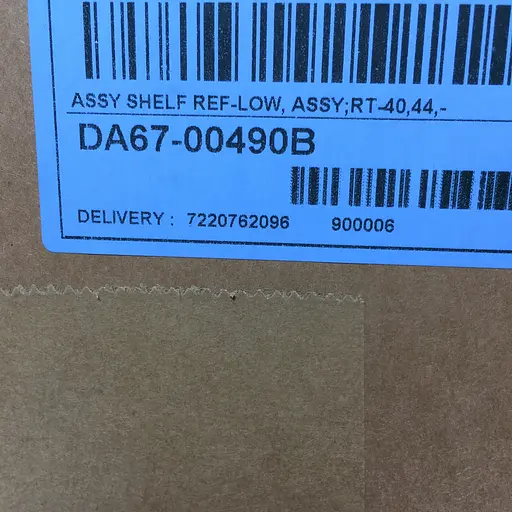 Пластиковая полка над ящиком для овощей и фруктов для холодильника Samsung DA67-00490B 560х380 мм - фото 8