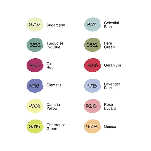 Набір маркерів Botanica, 12 шт - фото 3