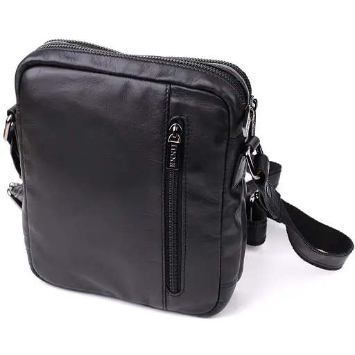 Стильна чоловіча сумка через плече із натуральної шкіри TONY PEROTTI 17,5х22х7 см sum0028957 - фото 2