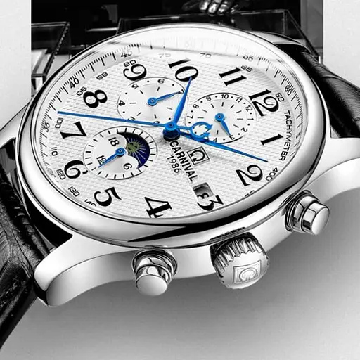 Годинник Carnival Masters Silver Metal, 2 ремешка - фото 4