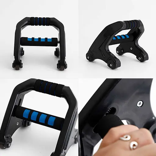 Тренажер MaxLand MS 2743 3 в 1 упоры, эспандеры, для преса - фото 4