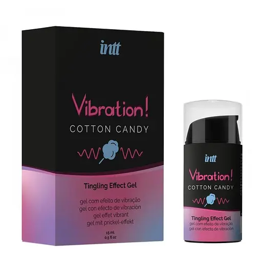 Рідкий вібратор Intt Vibration Cotton Candy Tingling Effect Gel 15 мл