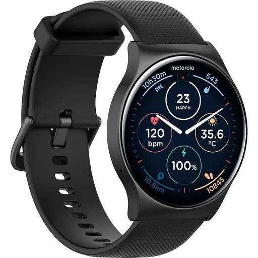 Смарт-часы Motorola Moto Watch 120 Phantom Black (MOSWZ120-PB) [138667] - фото 7