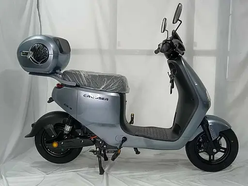 Електроскутер Двомісний CROSSER CR9 (1000W,72V,24Ah графенові абк) Сірий - фото 3