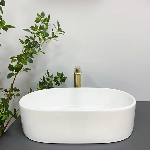 Умивальник VBI Aversa white накладний VBI-014200, Білий - фото 5