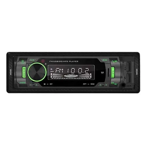 Автомобільний мультимедійний ресивер 1DIN з Bluetooth і RGB-підсвіткою, магнітола з підтримкою USB, TF/microSD і AUX, MP3 - фото 1