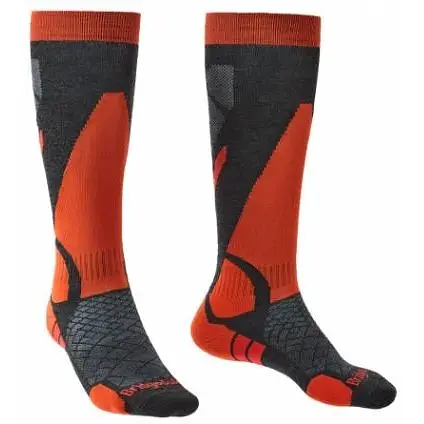 Носки Bridgedale Ski LW Graphite/Orange M (1053-710550.135.M)