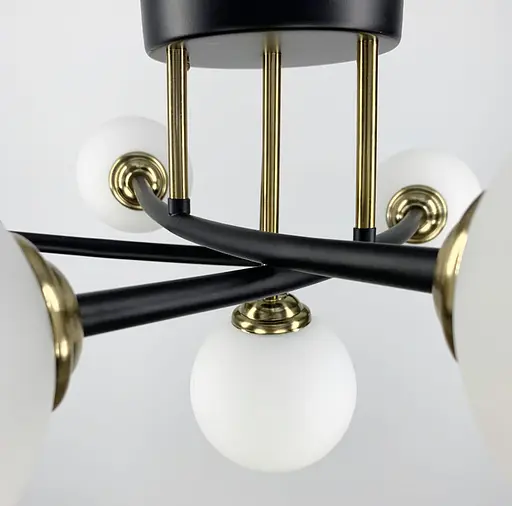 Стриманий світильник у чорному корпусі | Арт. YQ 309 | Line F - фото 7