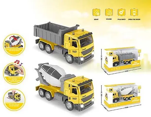 Спецтехника металлическая, CLM21K, световые, звуковые эффекты (В ассортименте) - фото 5