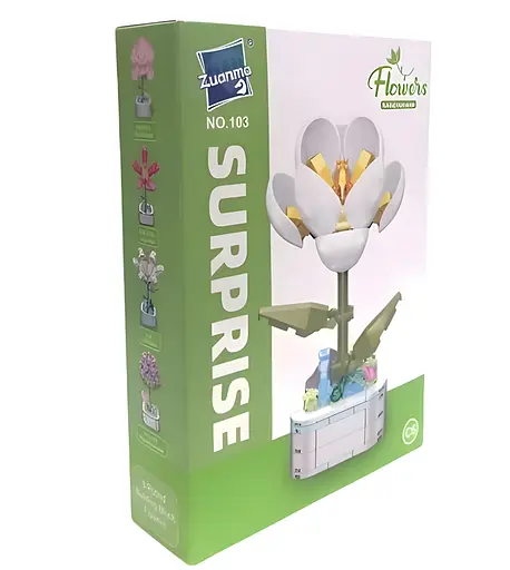 3D конструктор Flowers Камелия на 123 детали (25-104) - фото 2