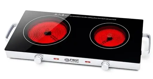 Плитка First Austria FA-5096-7 (2х конф, 2800Вт, нагрів - інфрачервоний) - фото 2