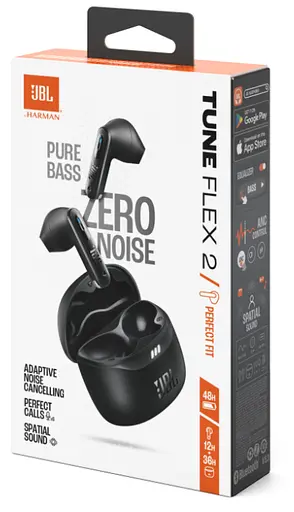 Наушники TUNE FLEX 2 Black (JBLTFLEX2BLK) JBL teh0021155 - фото 6