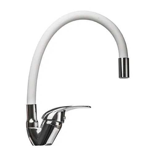 Смеситель для кухни EcoMix E-GEZ-203SLR-White Белый - фото 1