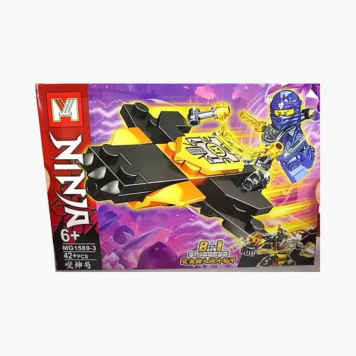 Конструктор Ниндзя герой, MG1589, подвижные конечности, 44 детали, (В ассортименте) - фото 2