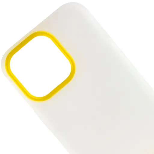 Чохол Epik TPU+PC Bichromatic для Apple iPhone 13 Pro Max 6.7 Matte/Yellow - фото 2
