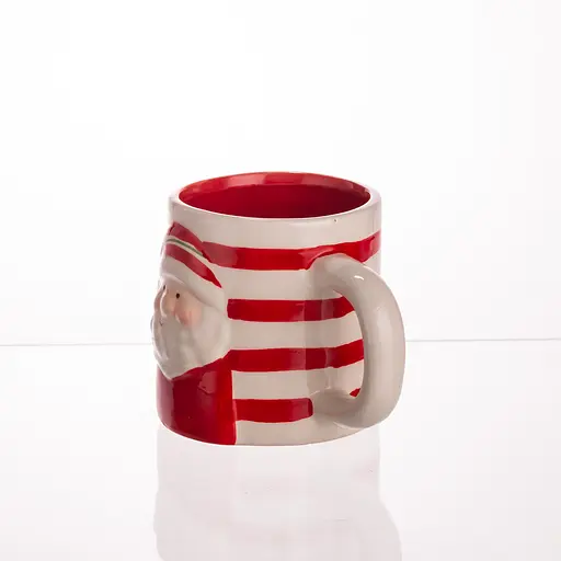 Новогодняя фарфоровая чашка для кофе и чая 350 мл Санта Yiwu CR-1-35 - фото 3