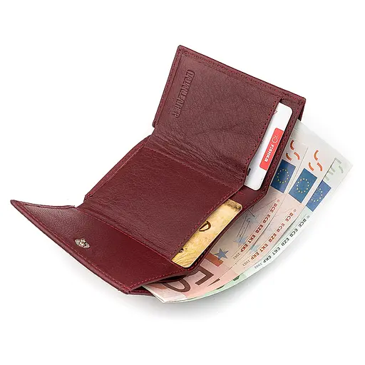 Жіночий шкіряний гаманець (ST440) ST Leather 7.5х9.5х2.5 см acs0015732 - фото 4