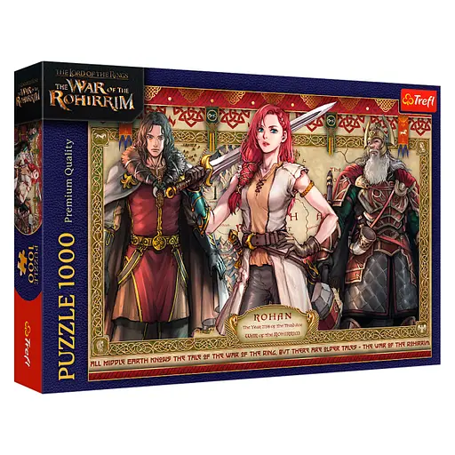 Пазли "Володар кілець. Війна Рохіррим" 1000 елементів 10937 Trefl, в коробці (5900511109375) - фото 1